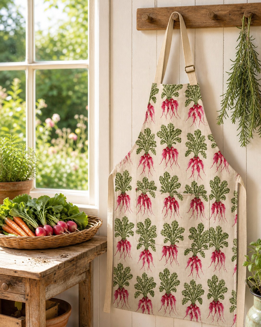 Radish Rows Apron, image 5