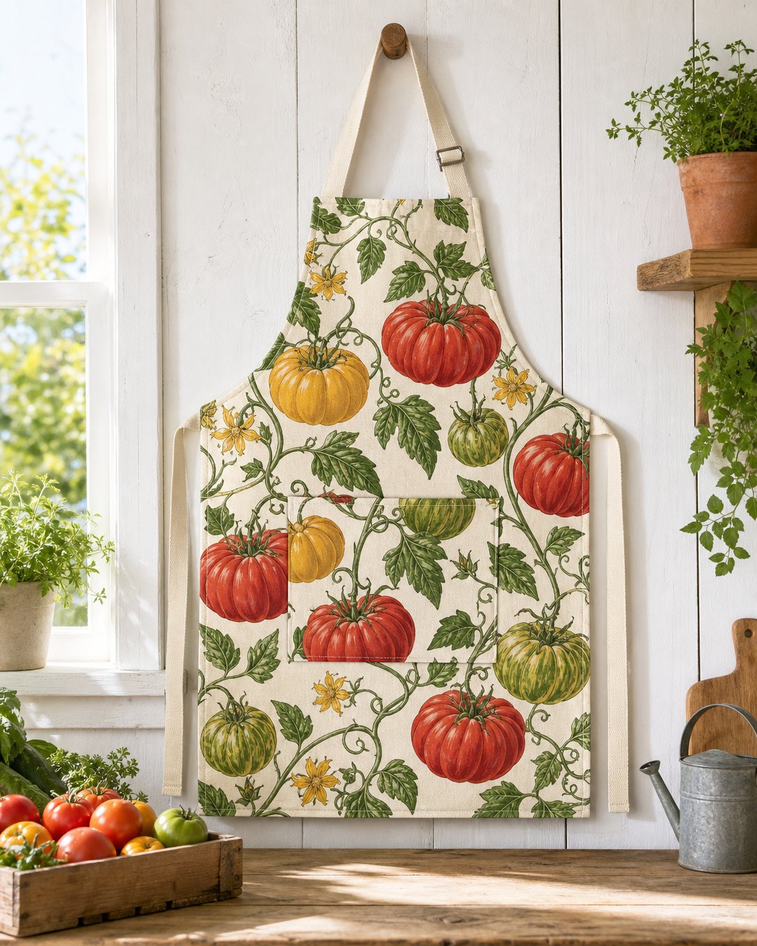 Heirloom Tomato Vine Apron, image 1