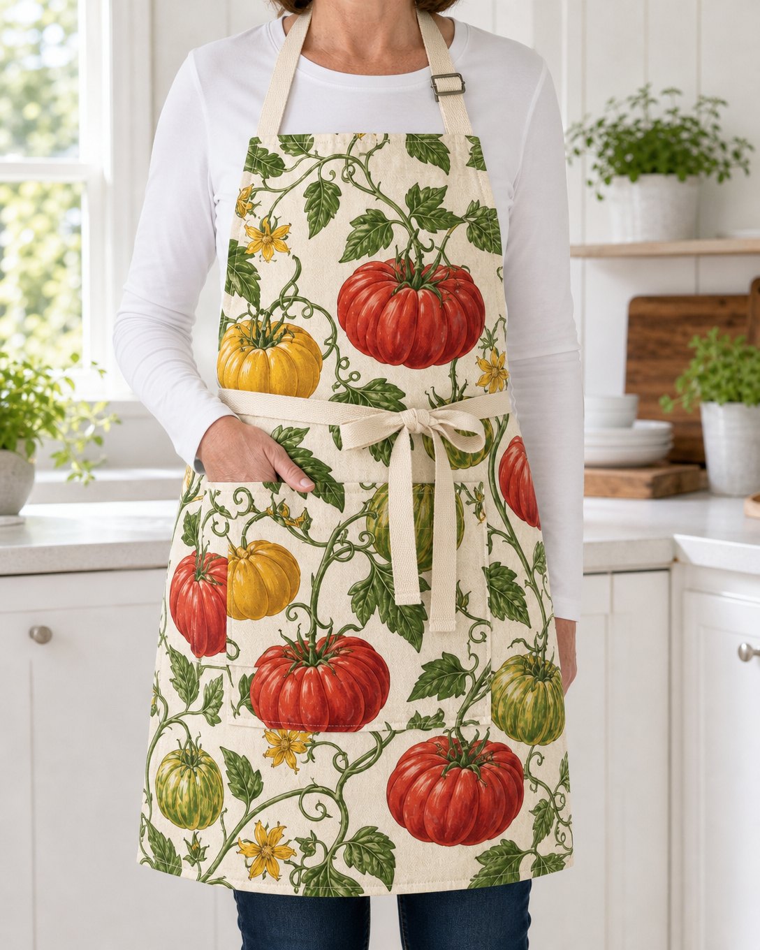 Heirloom Tomato Vine Apron, image 3