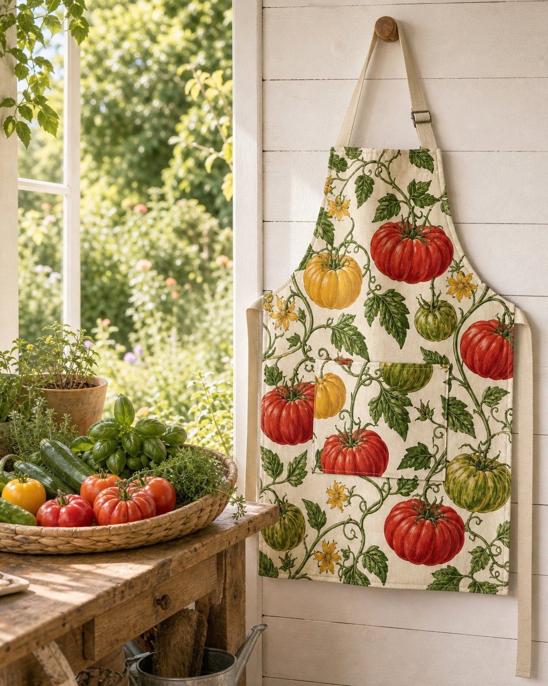 Heirloom Tomato Vine Apron, image 5