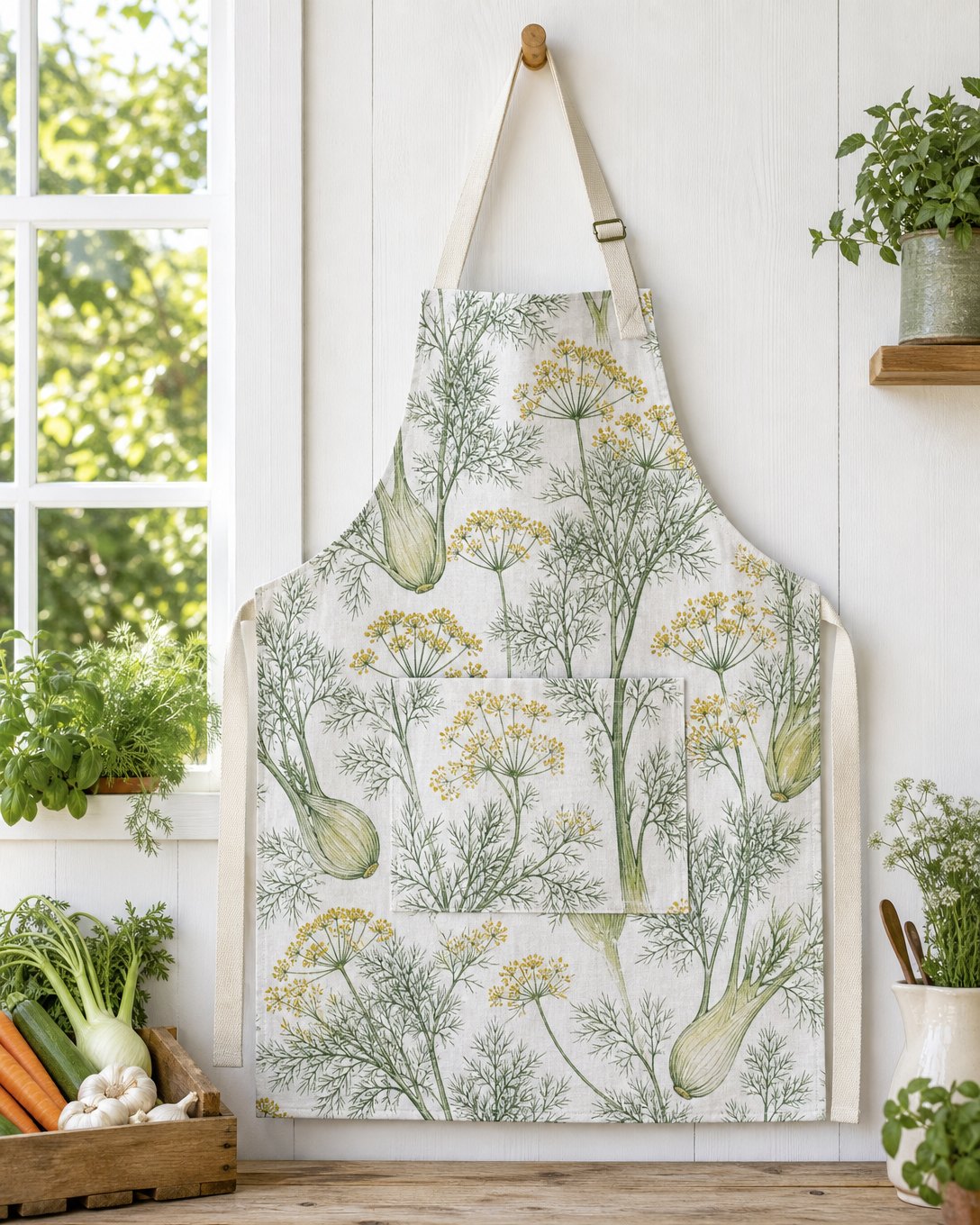 Fennel & Dill Apron, image 1