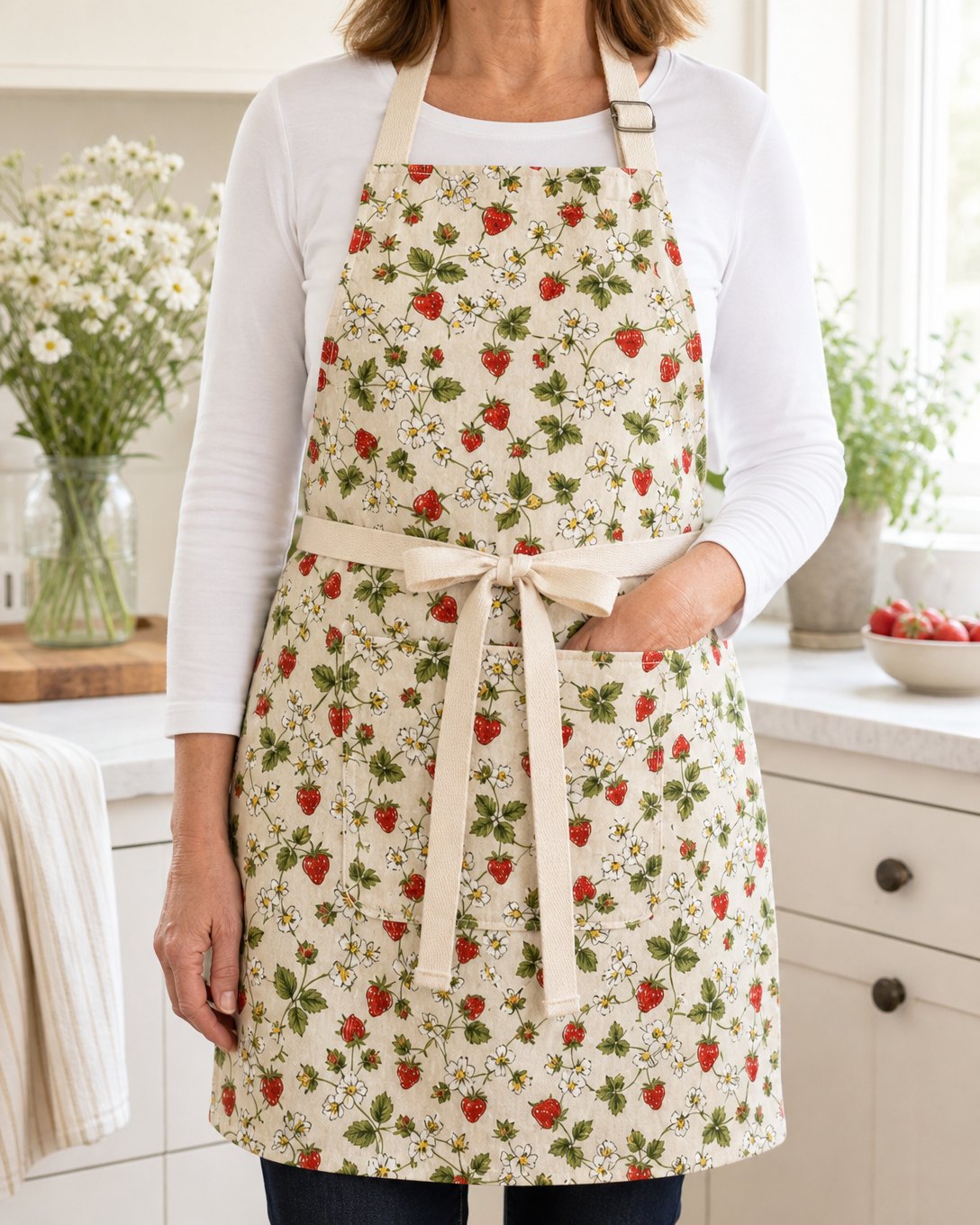 Strawberry Runner Apron, image 3