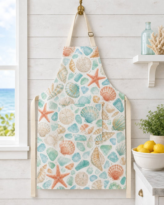 Sea Glass Shore Apron, image 1
